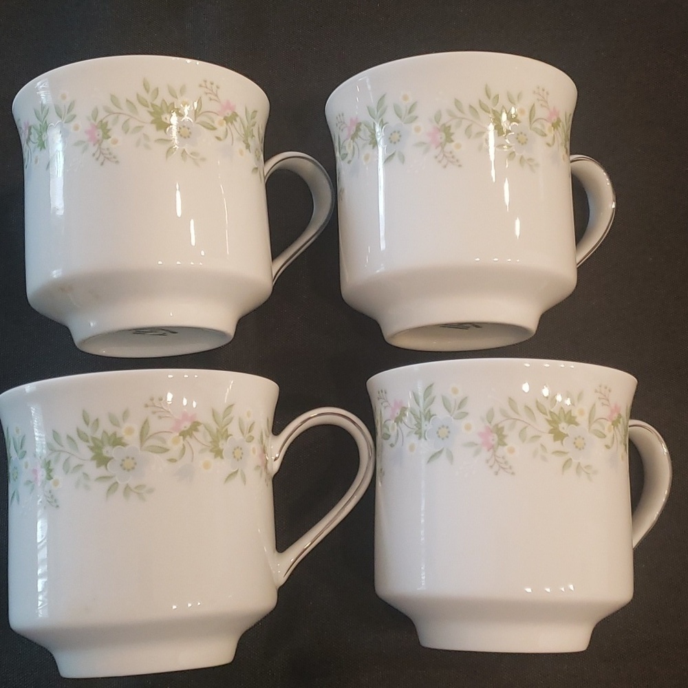 Johann Haviland Forever Spring Pattern China cups , set of 4